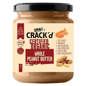 Every Bit Organic Raw Crack'd Whole Peanut Butter 250g