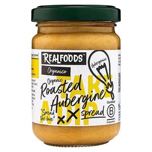 Realfoods By Organico Roasted Aubergine Spread 140g