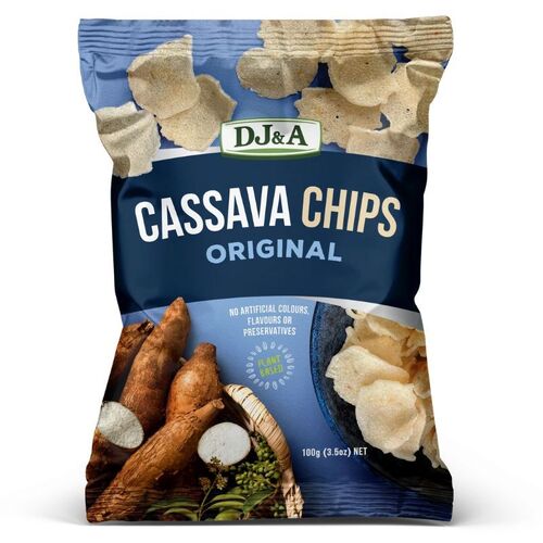 DJ&A Cassava Vegetable Chips Original 100g