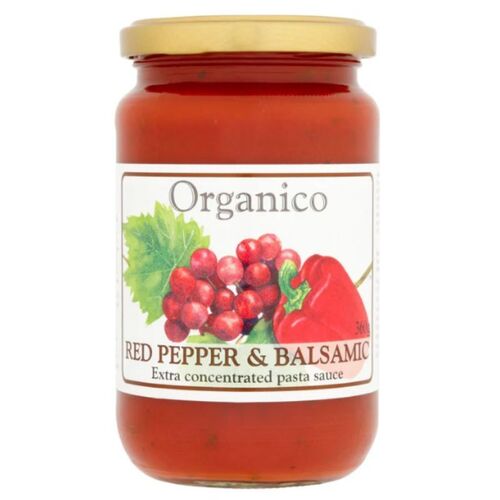 Realfoods By Organico Red Pepper & Balsamic Sauce 360g