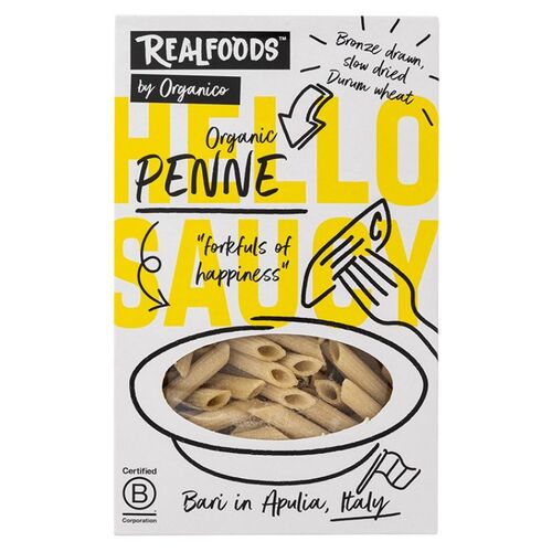 Realfoods By Organico Penne Pasta 500g