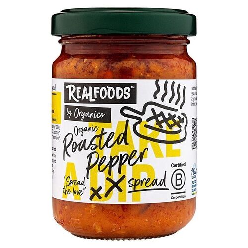 Realfoods By Organico Roasted Pepper Spread 140g